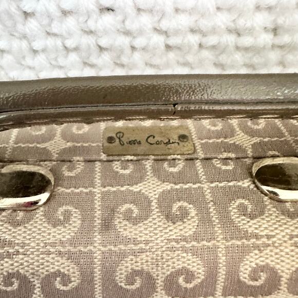 Pierre Cardin Vintage MCM Backgammon Board Game Set Monogram Print Attache Case - Picture 10 of 14